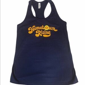 Hometown Rising music festival racer back tank top NEW